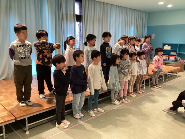 発表会まであと少し！！（５歳児つき組）